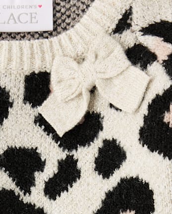 Baby And Toddler Girls Leopard Sweater Dress