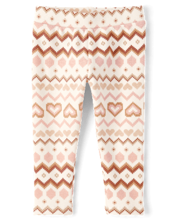 Baby And Toddler Girls Print Cozy Leggings