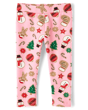Baby And Toddler Girls Print Cozy Leggings