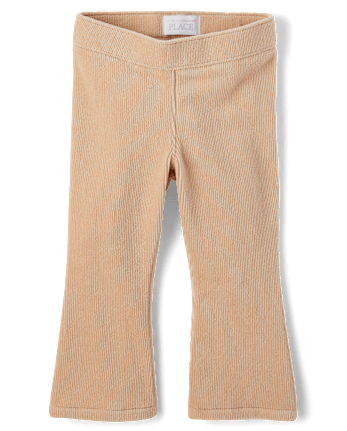 Baby And Toddler Girls Stretch Faux Corduroy Flare Pants