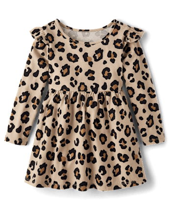 Bébé Et tout-petit, fille Leopard Flutter Robes