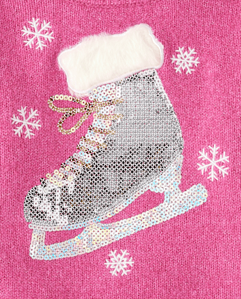 Toddler Girls Sequin Sweater