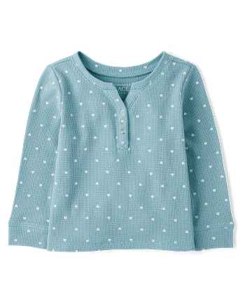 Bébé Et tout-petit, fille Imprimé Isotherme henley Top