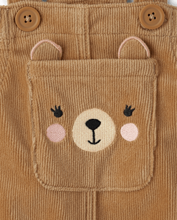 Toddler Girls Bear Skirtall 2-Piece Outfit Set