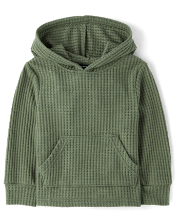 Baby And Toddler Boys Soft Chunky Thermal Hoodie