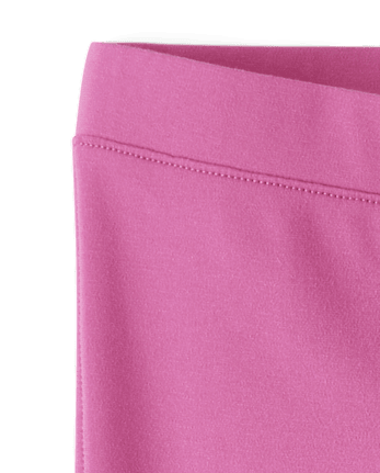 Girls Split Ponte Knit Flare Jeggings