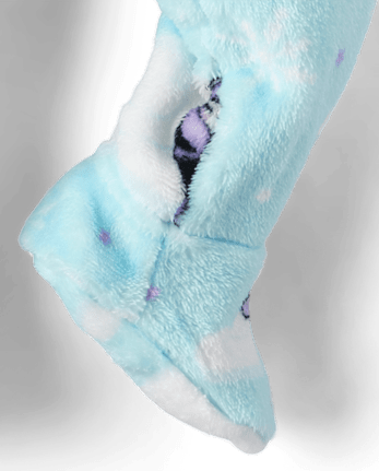 Baby And Toddler Girls Winter Animals Footed One Piece Pajamas - Cozy Fleece