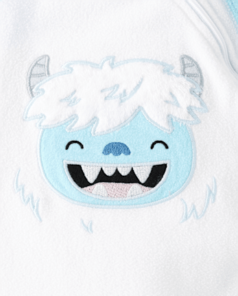 Pyjama une pièce en micropolaire Yeti pour bébé et tout-petit
