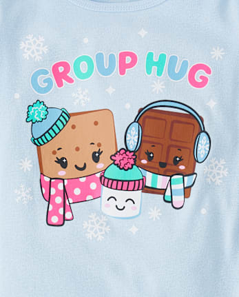 Girls S'mores Snug Fit Cotton Pajamas
