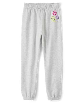 Pantalon de jogging fille imprimé molleton
