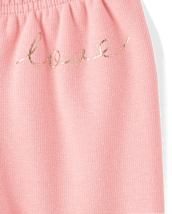 Girls Graphic Cozy Jogger Pants