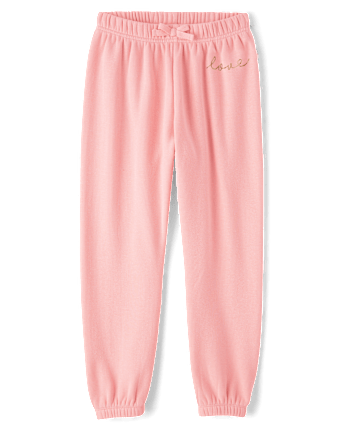 Girls Graphic Cozy Jogger Pants