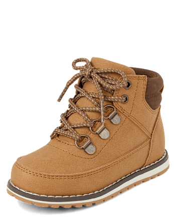 Toddler boy lace up boots top