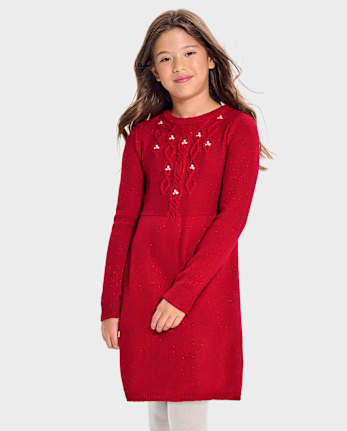 Childrens place red dress sale