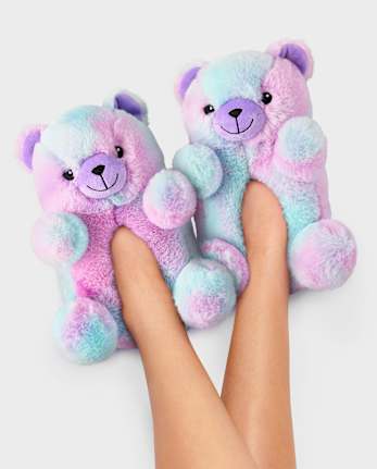 Girls Bear Slippers