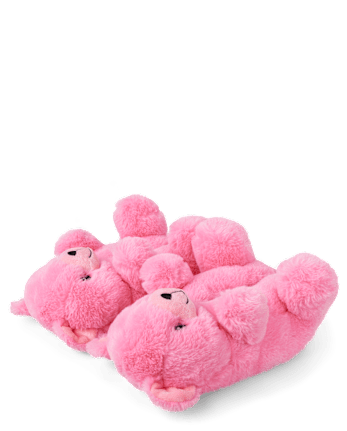 Girls Bear Slippers