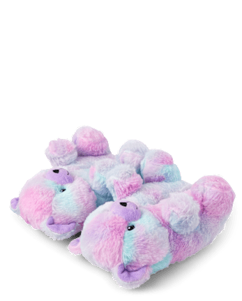 Toddler Girls Bear Slippers