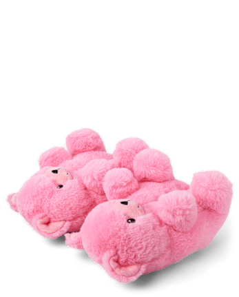 Toddler Girls Bear Slippers