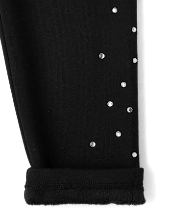Girls Rhinestone Cozy Leggings