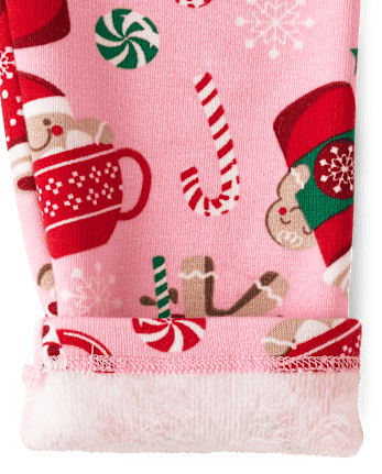 Girls Print Cozy Leggings