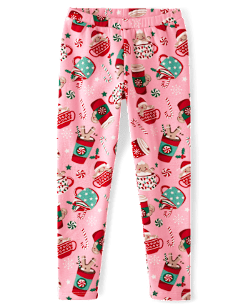 Girls Print Cozy Leggings