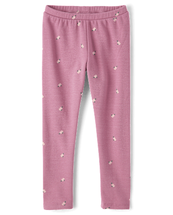 Girls Print Cozy Leggings