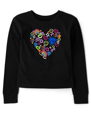 Girls Graphic Top