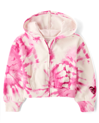 Tie dye sequin hoodie new arrivals