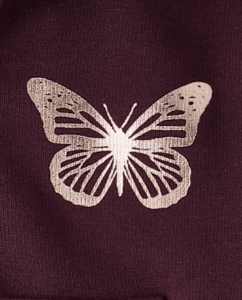Sweat à capuche zippé confortable et graphique pour filles