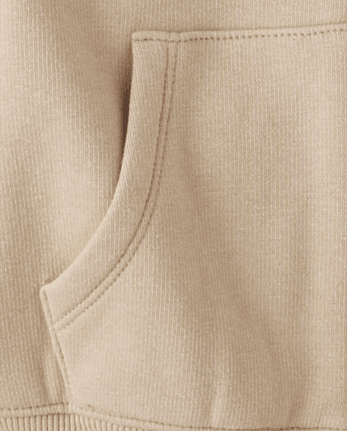 Sweat à capuche zippé confortable à motif pour filles