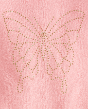 Fille Paillettes molleton Sherpa Lined Zip Up Kangourous