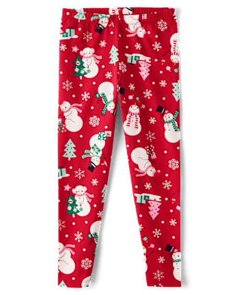 Red and green christmas leggings clearance