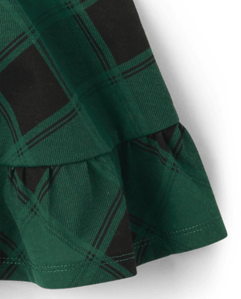 Toddler Girls Plaid Girl 2-Piece Outfit Set