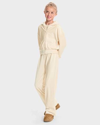 Pantalon large en velours côtelé Fille