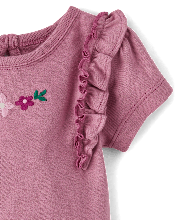Baby Girls Floral Bodysuit 5-Pack