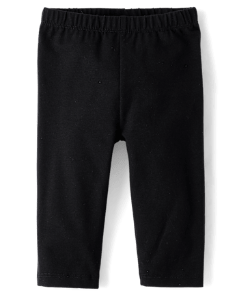 Baby Girls Leopard Ruffle Leggings 2-Pack