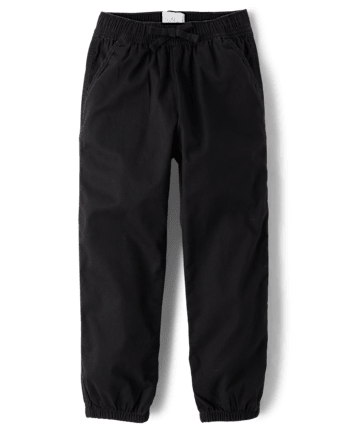 Girls Twill Jogger Pants