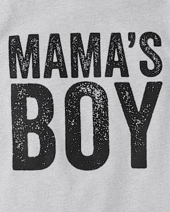 Baby And Toddler Boys Mama's Boy Graphic Tee