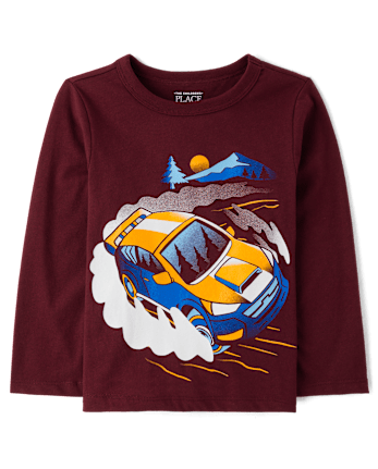 Baby And Toddler Boys Racecar Graphic Tee