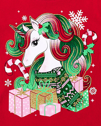 Girls Christmas Graphic Tee 2-Pack - MULTI CLR