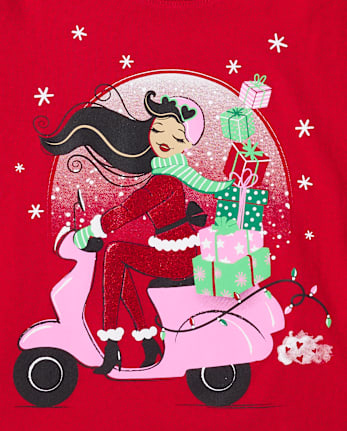 Girls Christmas Graphic Tee 2-Pack - MULTI CLR