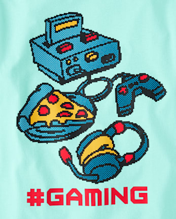 Boys Hashtag Gaming Graphic Tee