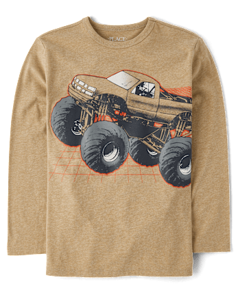 Boys Monster Truck Graphic Tee