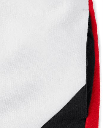 Boys Colorblock Fleece Sherpa Lined Zip Up Hoodie