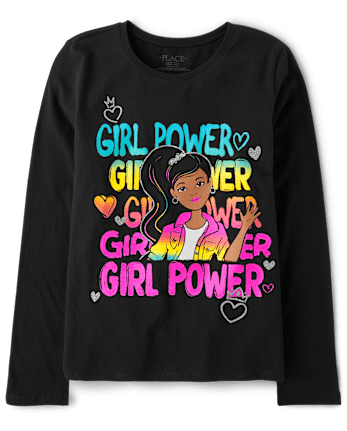 Girls Girl Power Graphic Tee