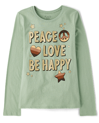 Girls Be Happy Graphic Tee