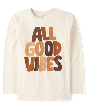 Boys Good Vibes Graphic Tee