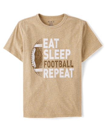 Boys Football Graphic Tee