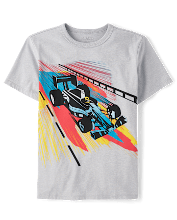 Boys Racecar Graphic Tee