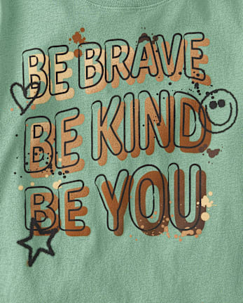 Girls Be Brave Graphic Tee